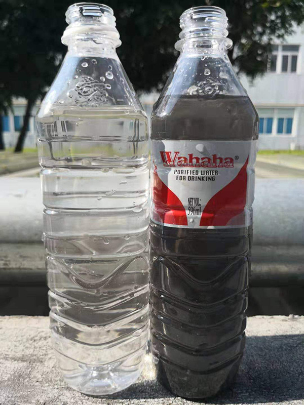 傳統沉淀工藝與瞬分凈水機出水對比 傳統沉淀工藝與瞬分凈水機出水對比